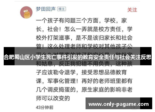 合肥蜀山区小学生死亡事件引发的教育安全责任与社会关注反思